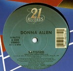Donna Allen : Satisfied (12", Single)