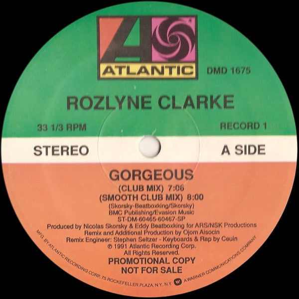 Rozlyne Clarke : Gorgeous (2x12", Promo)