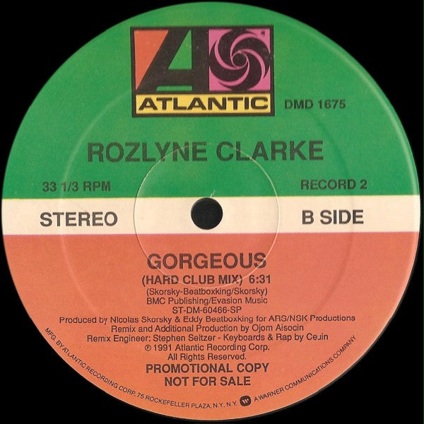 Rozlyne Clarke : Gorgeous (2x12", Promo)
