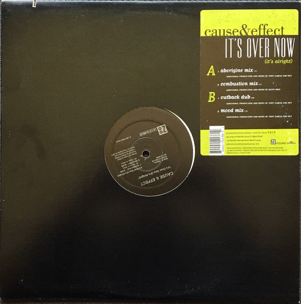 Cause & Effect : It's Over Now (It's Alright) (12")
