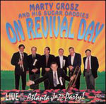 the album cover for Marty Grosz - On Revival Day