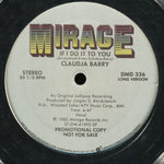 Claudja Barry : If I Do It To You (12", Promo)