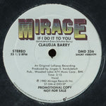 Claudja Barry : If I Do It To You (12", Promo)