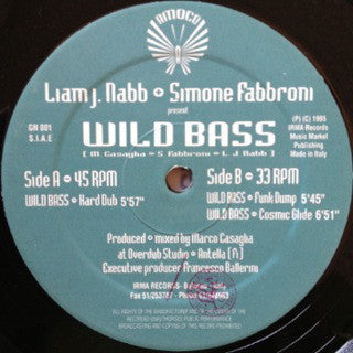 Liam J. Nabb & Simone Fabbroni : Wild Bass (12")