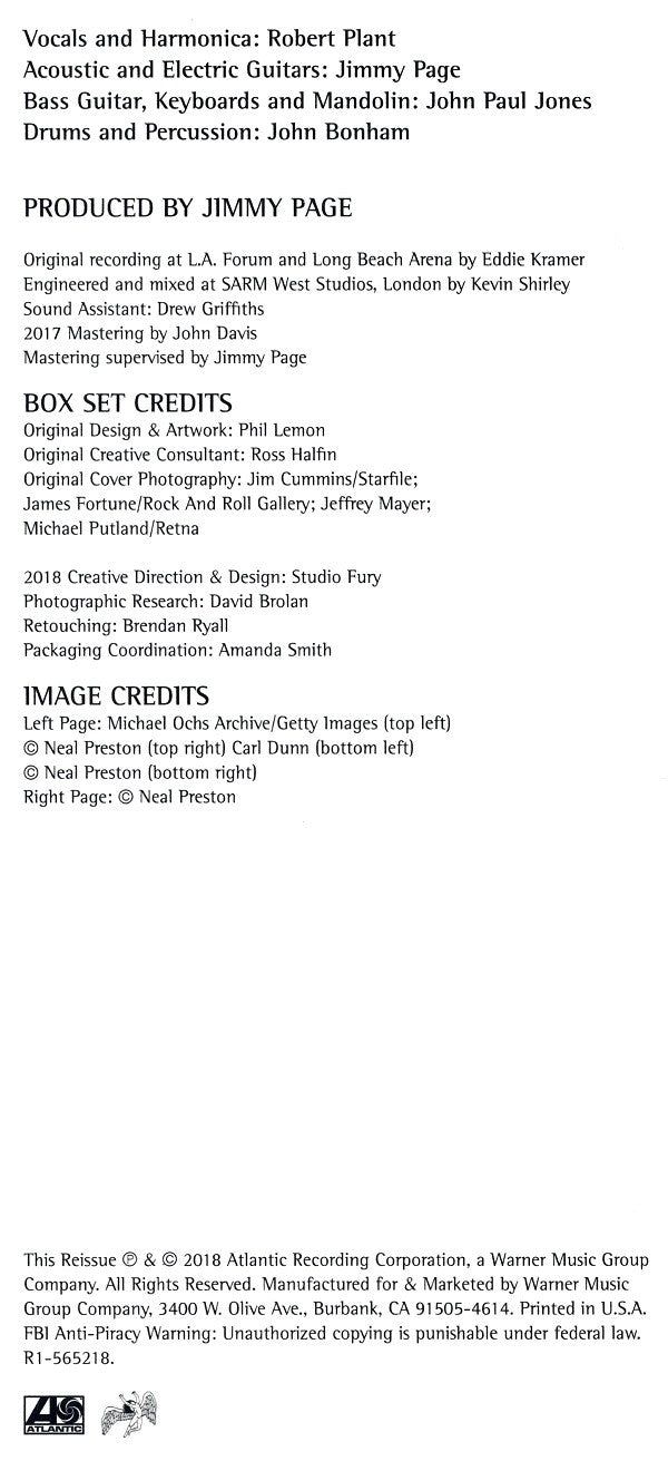 Led Zeppelin : How The West Was Won (4xLP, Album, RE, RM, 180 + Box)