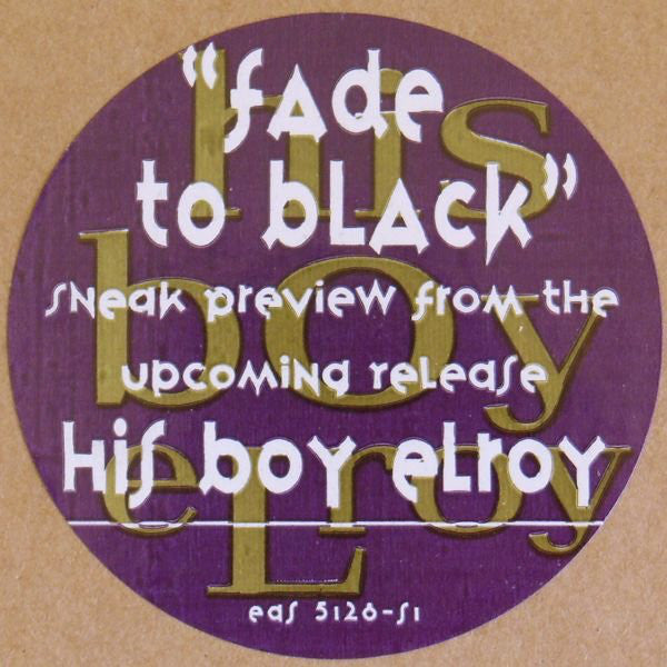 His Boy Elroy (2) : Fade To Black (12", Promo, Yel)