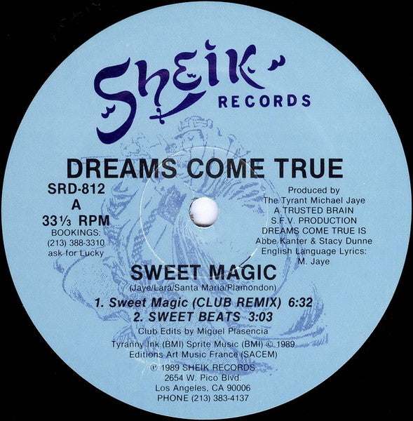 Dreams Come True (2) : Sweet Magic (12")