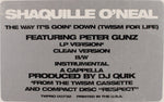 Shaquille O'Neal Featuring Peter Gunz : The Way It's Goin' Down (Twism For Life) (12", Promo)