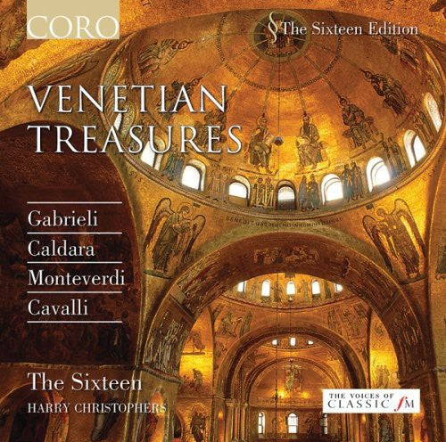 the album cover for The Sixteen - Venetian Treasures