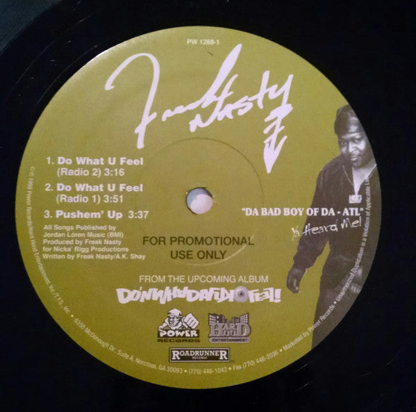 Freak Nasty : Do What U Feel (12", Promo)
