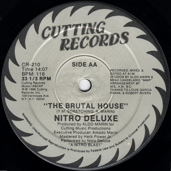 Nitro Deluxe : Let's Get Brutal (12", RP)