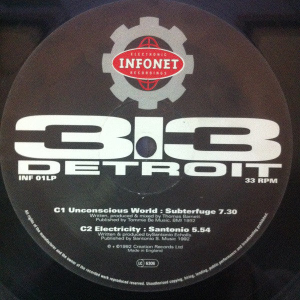 Various : 313 Detroit (2xLP, Comp)