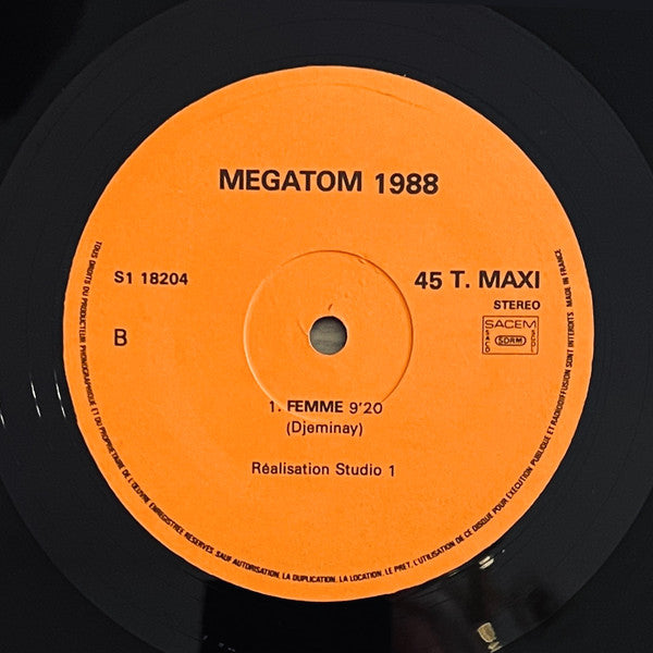 Megatom 1988 : Doudou Viens Danser (12", Maxi)