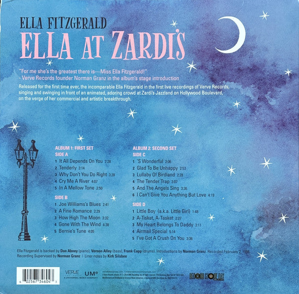 Ella Fitzgerald : Ella At Zardi's (LP, Pin + LP, Blu + Album, RSD, Ltd, RE)