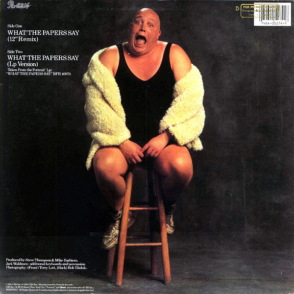 Bad Manners : What The Papers Say (12")
