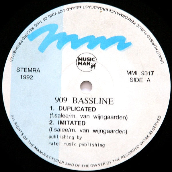 909 Bassline* : Vol.2 (12")