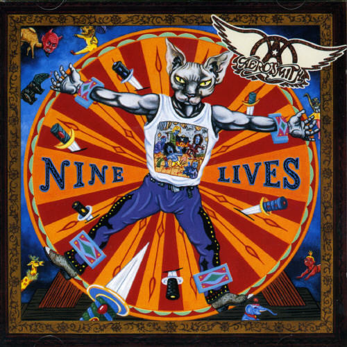 the album cover for Aerosmith - Nine Lives [Import]