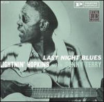 the album cover for Hopkins/Terry - Last Night Blues