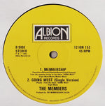 The Members : Going West (Dub Version) (12")