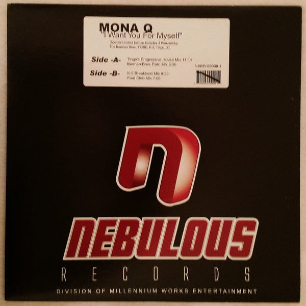 Mona Q* : I Want You For Myself (12", Ltd)