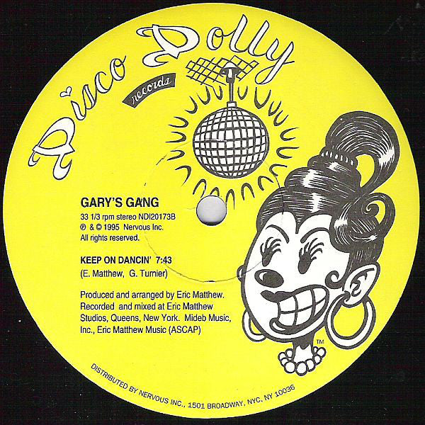 The Evasions / Gary's Gang : Wikka Wrap / Keep On Dancin' (12")