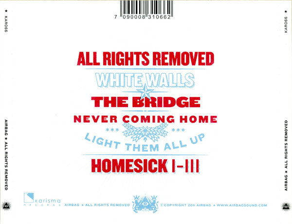 Airbag (5) : All Rights Removed (CD, Album)