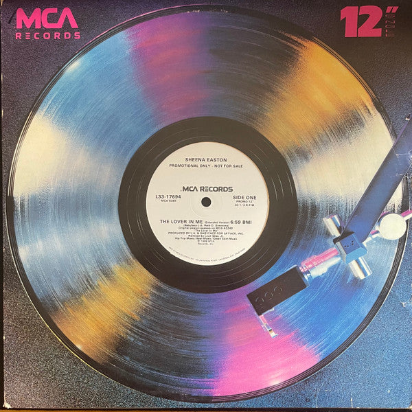 Sheena Easton : The Lover In Me (12", Single, Promo)