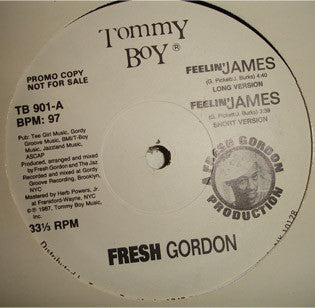 Fresh Gordon : Feelin' James (12", Promo)