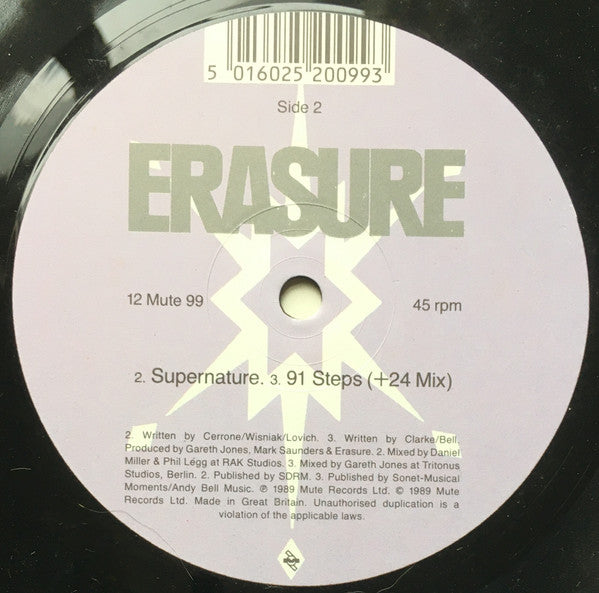 Erasure : You Surround Me (12", Single, MPO)