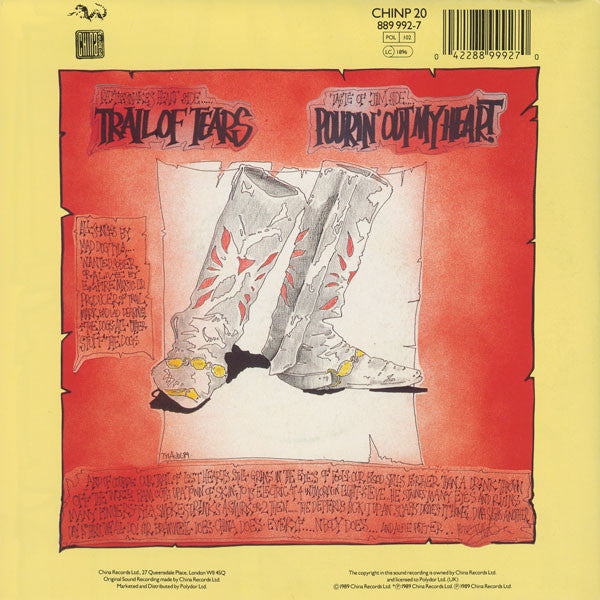 The Dogs D'Amour : Trail Of Tears (7", Single, Ltd)