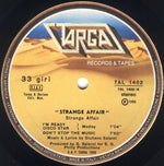 Strange Affair : Strange Affair (LP, Album)