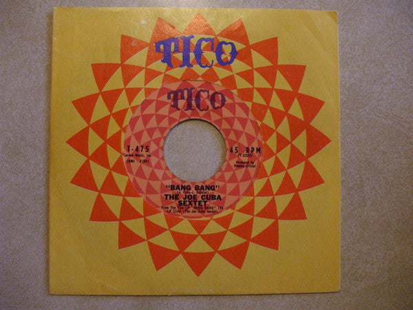 The Joe Cuba Sextet* : "Bang Bang"(7", Single)