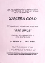 Xaviera Gold : Bad Girls (12", Promo)