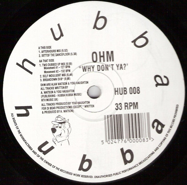 Ohm : Why Don't Ya? (12")