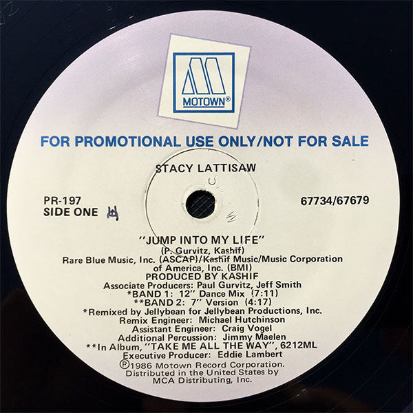 Stacy Lattisaw : Jump Into My Life (12", Promo)