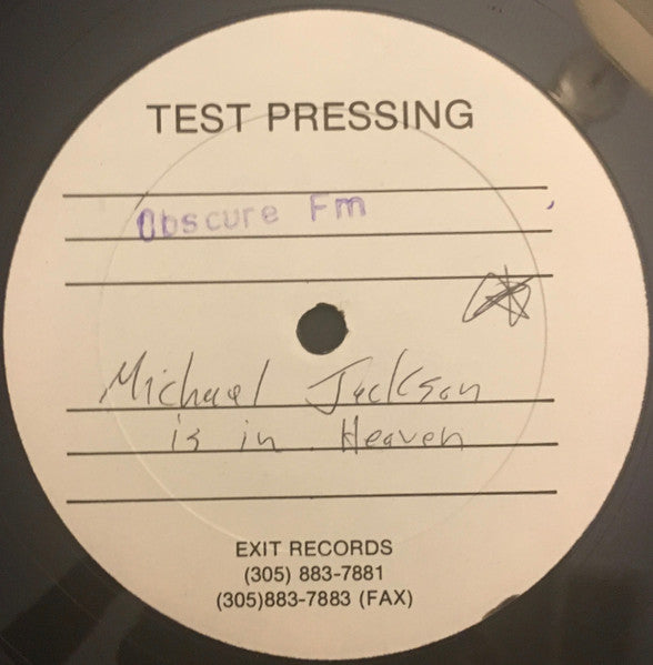 Obscure FM : Michael Jackson Is In Heaven Now! (12", TP)