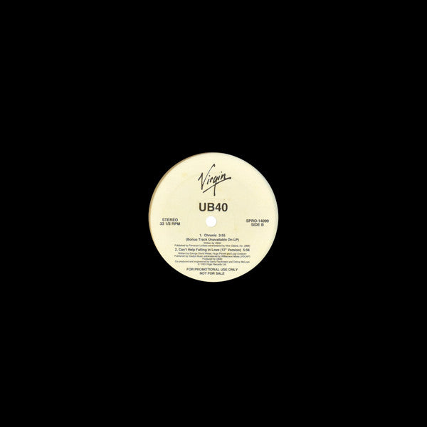 UB40 : Higher Ground (12", Promo)