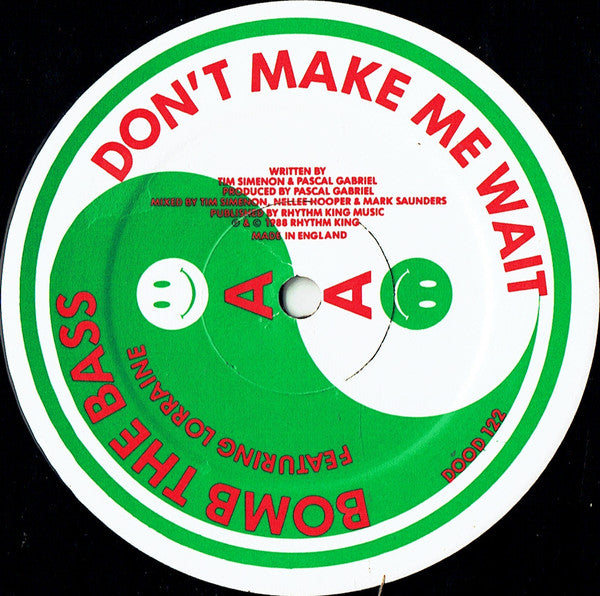 Bomb The Bass : Megablast (Hip Hop On Precinct 13) / Don't Make Me Wait (12", Red)