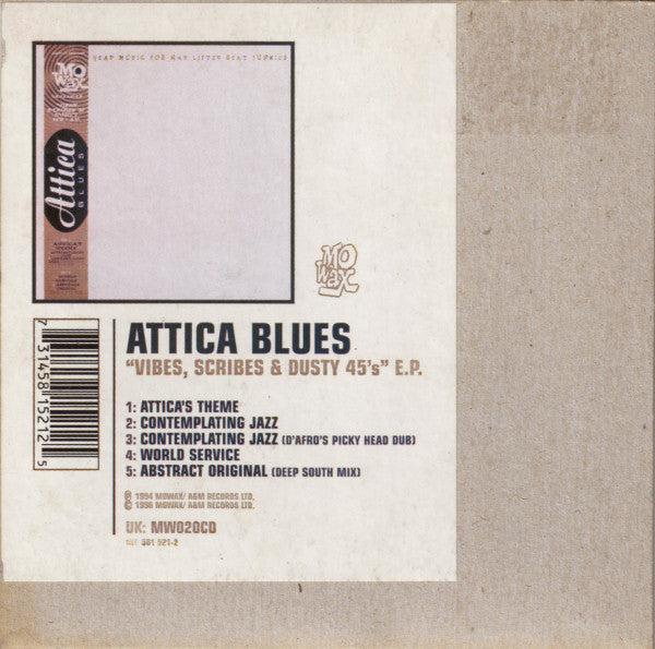Attica Blues : Vibes, Scribes & Dusty 45's E.P. (CD, EP, RE, Car)