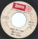 David Knight (15) : Hully Gully Baby / Too Kissable For Words (7", Styrene)