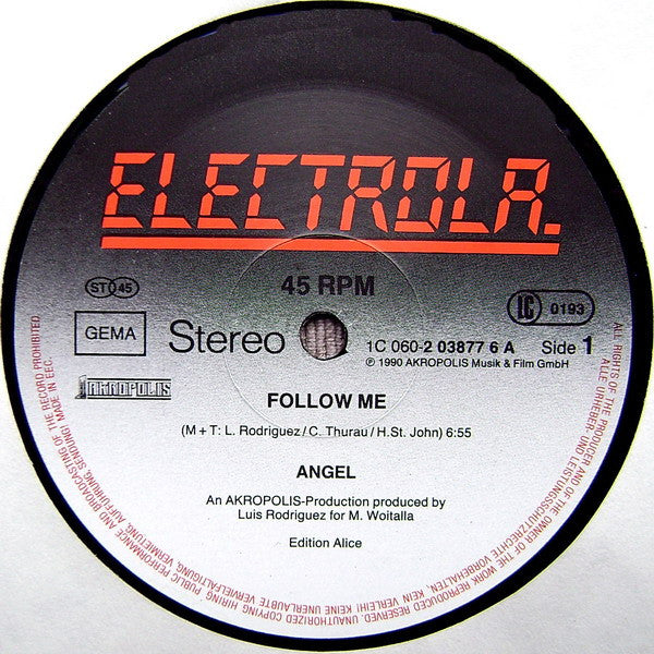 Angel (47) : Follow Me (12", Maxi)