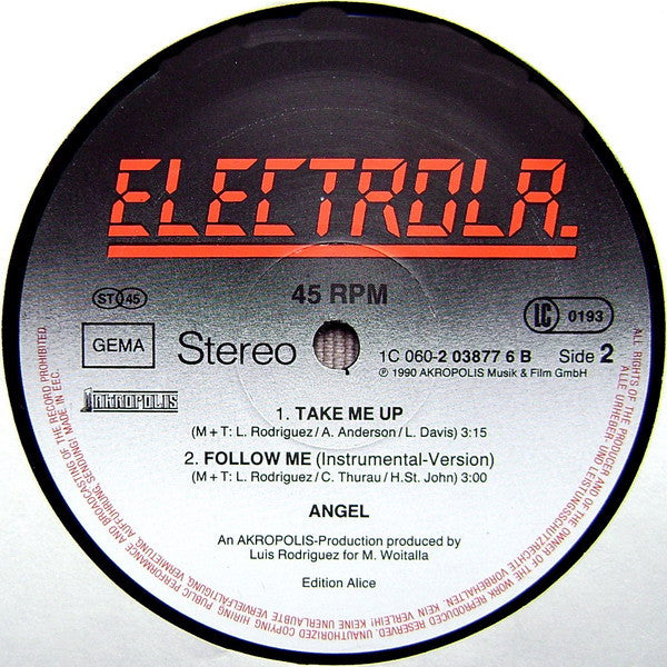 Angel (47) : Follow Me (12", Maxi)