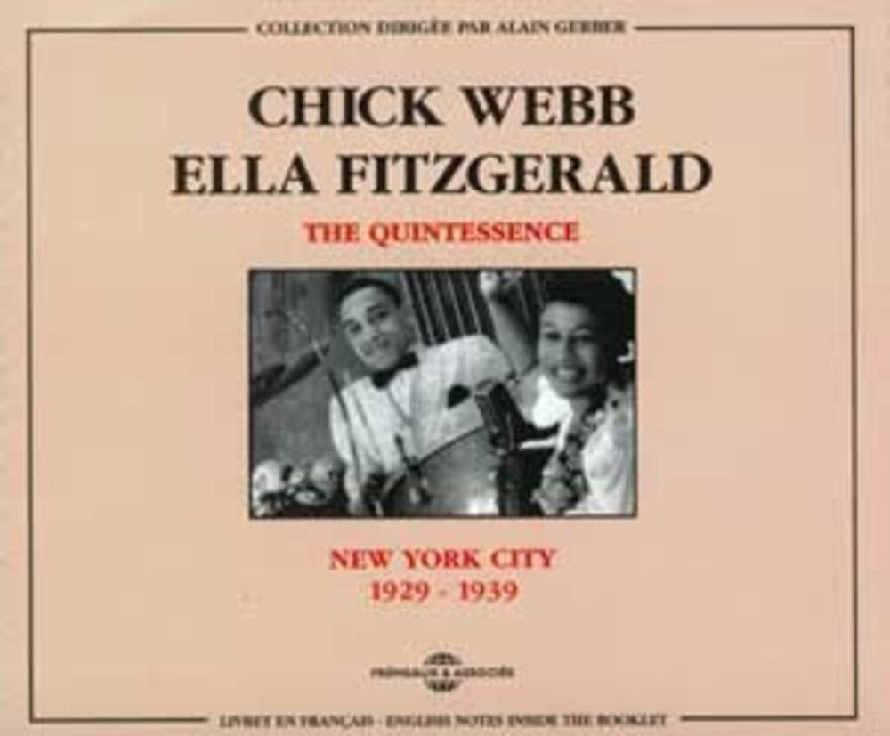 the album cover for Chick Webb/ Fitzgerald,Ella - New York 1929-1939