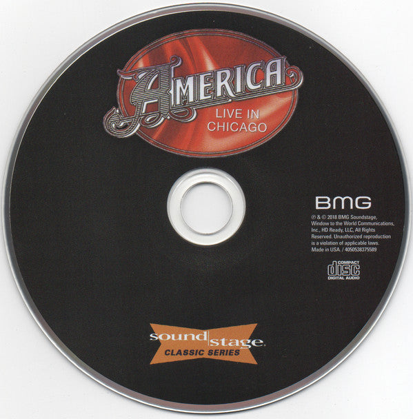 America (2) : Live In Chicago (CD, Album + DVD-V, NTSC)
