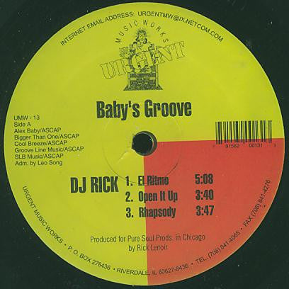 DJ Rick : Baby's Groove (12")