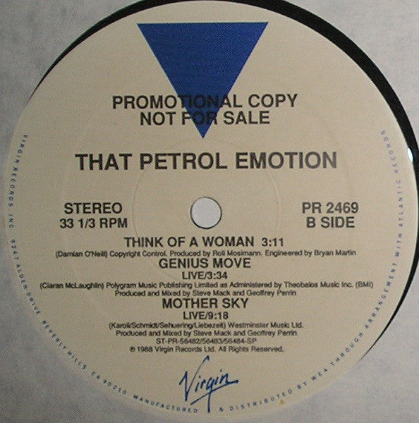 That Petrol Emotion : Groove Check (12", Promo)
