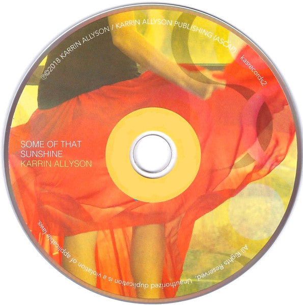 Karrin Allyson : Some Of That Sunshine (CD, Album)