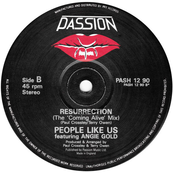 CD☆people like us／ピープル・ライク・アス／アンジー・ゴールド Buy People Like Us Featuring Angie Gold : Resurrection (12