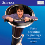 the album cover for Victoria Soames - Semplice From Beautiful B