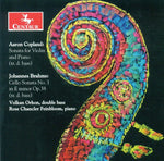 the album cover for Volkan Orhon - Sonata for Violin & Piano